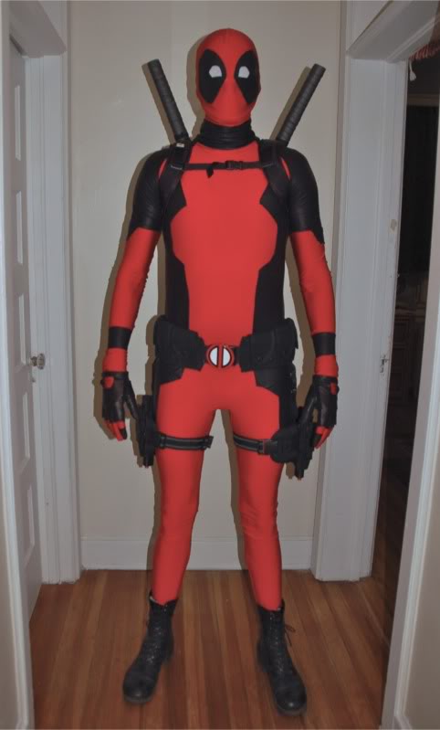 Full Bodysuit Deadpool Cosplay Costume